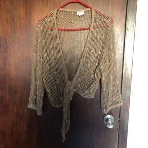 Beautiful light brown blouse